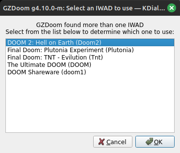 GZDoom Dialog