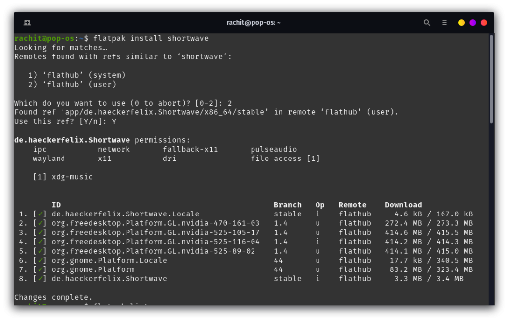 Install Using Flatpak