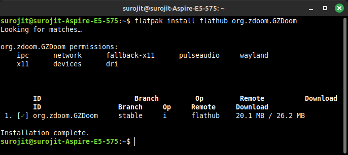 Installing GZDoom From Flathub