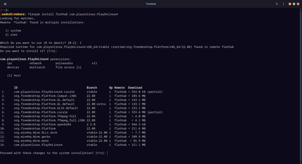 Installing PlayOnLinux From Flatpak