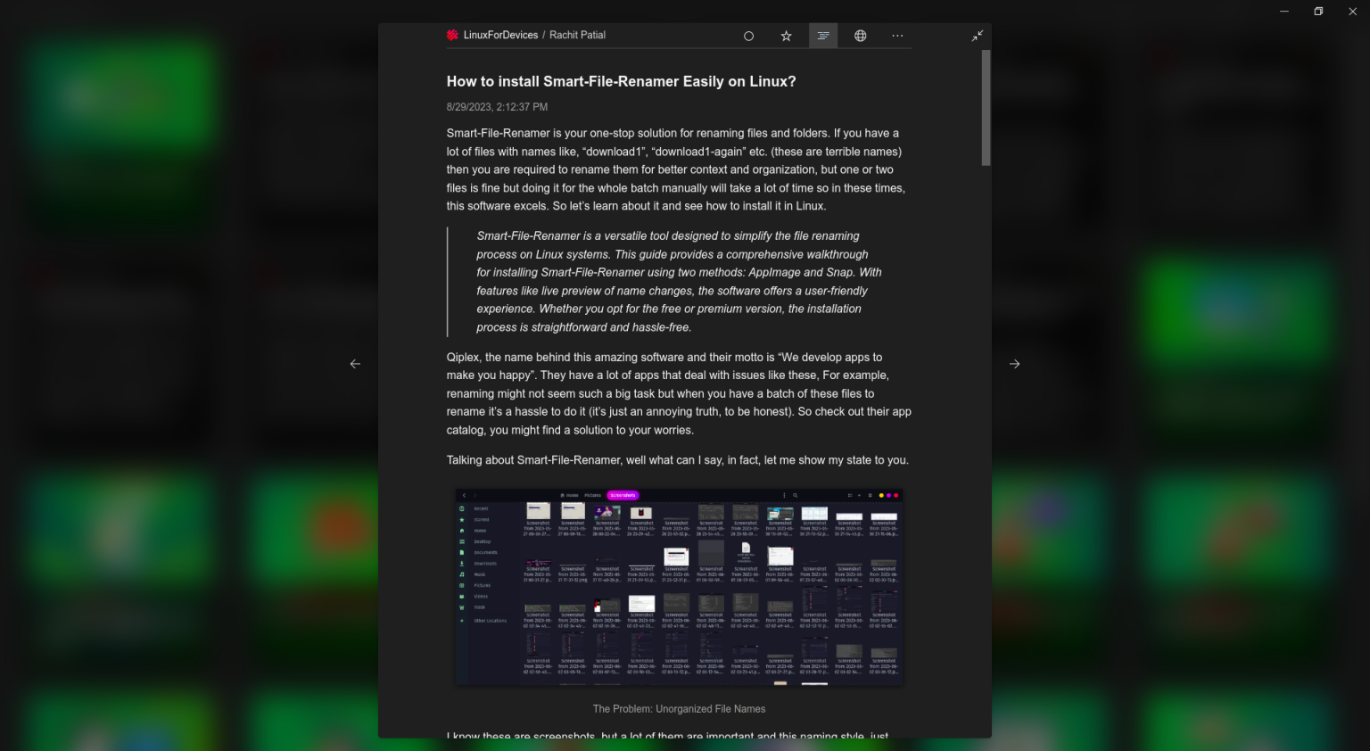 How to Install FluentReader Easily on Linux? LinuxForDevices