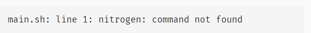 Nitrogen Version Not Found