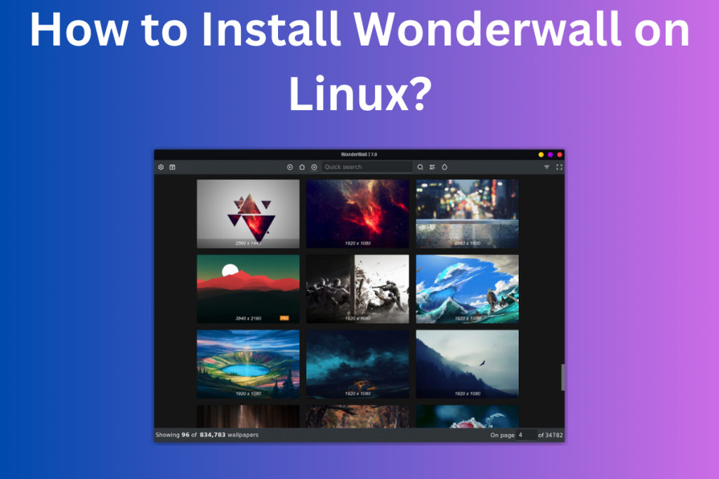 How To Install Wonderwall On Linux