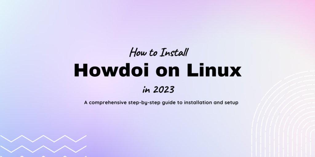 Howdoi On Linux