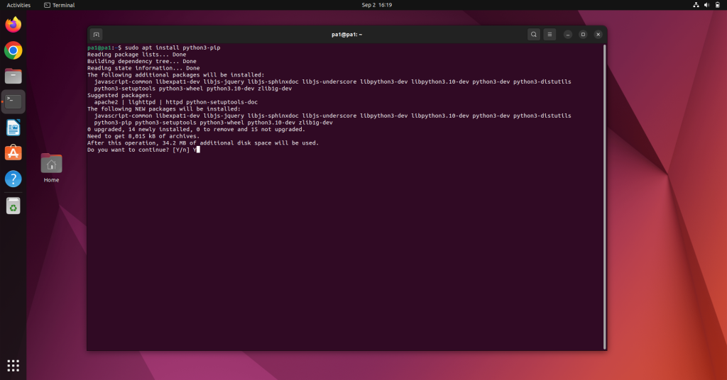 Pip Install Ubuntu