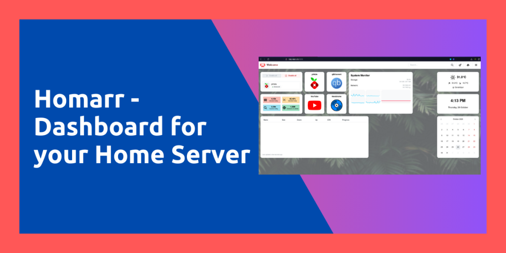 Homarr Dashboard For Your Home Server
