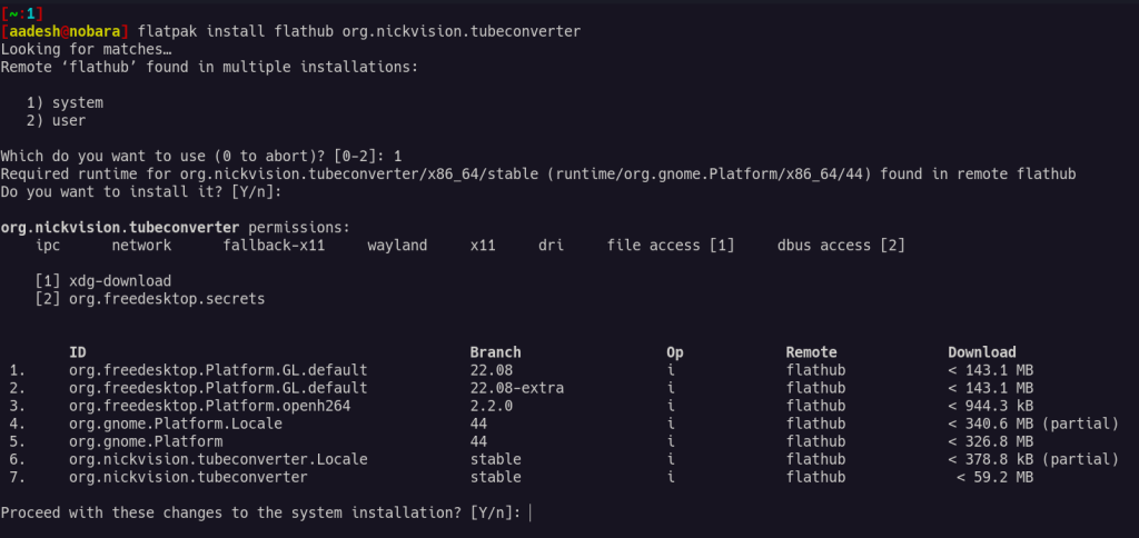 Installing Parabolic From Flathub