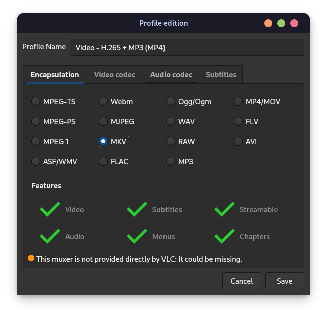 Modify The Output Profile As Per Your Needs