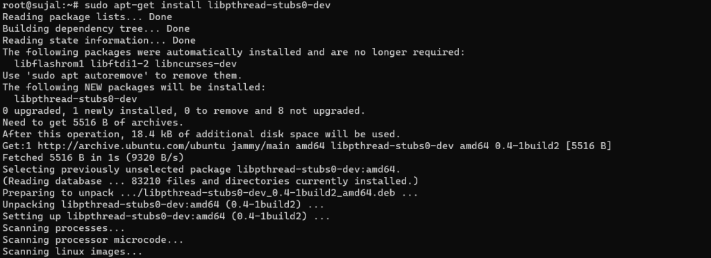 Install Pthread On Ubuntu