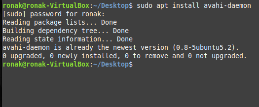 Installing Avahi Daemon