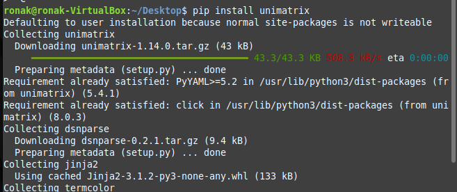 Installing From Pip