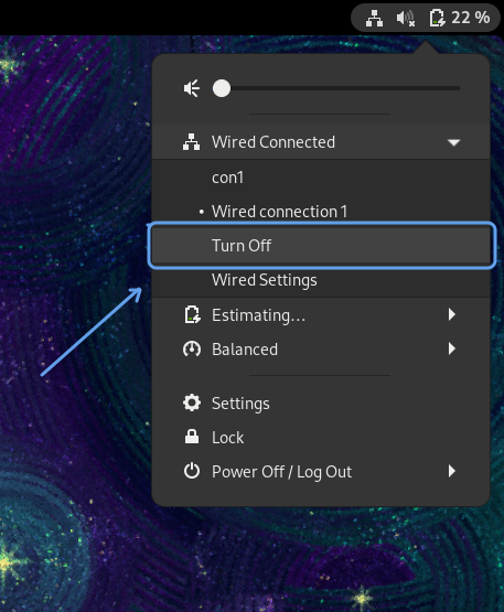 Now, reconnect to the same network