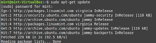 Update Apt Get Packages