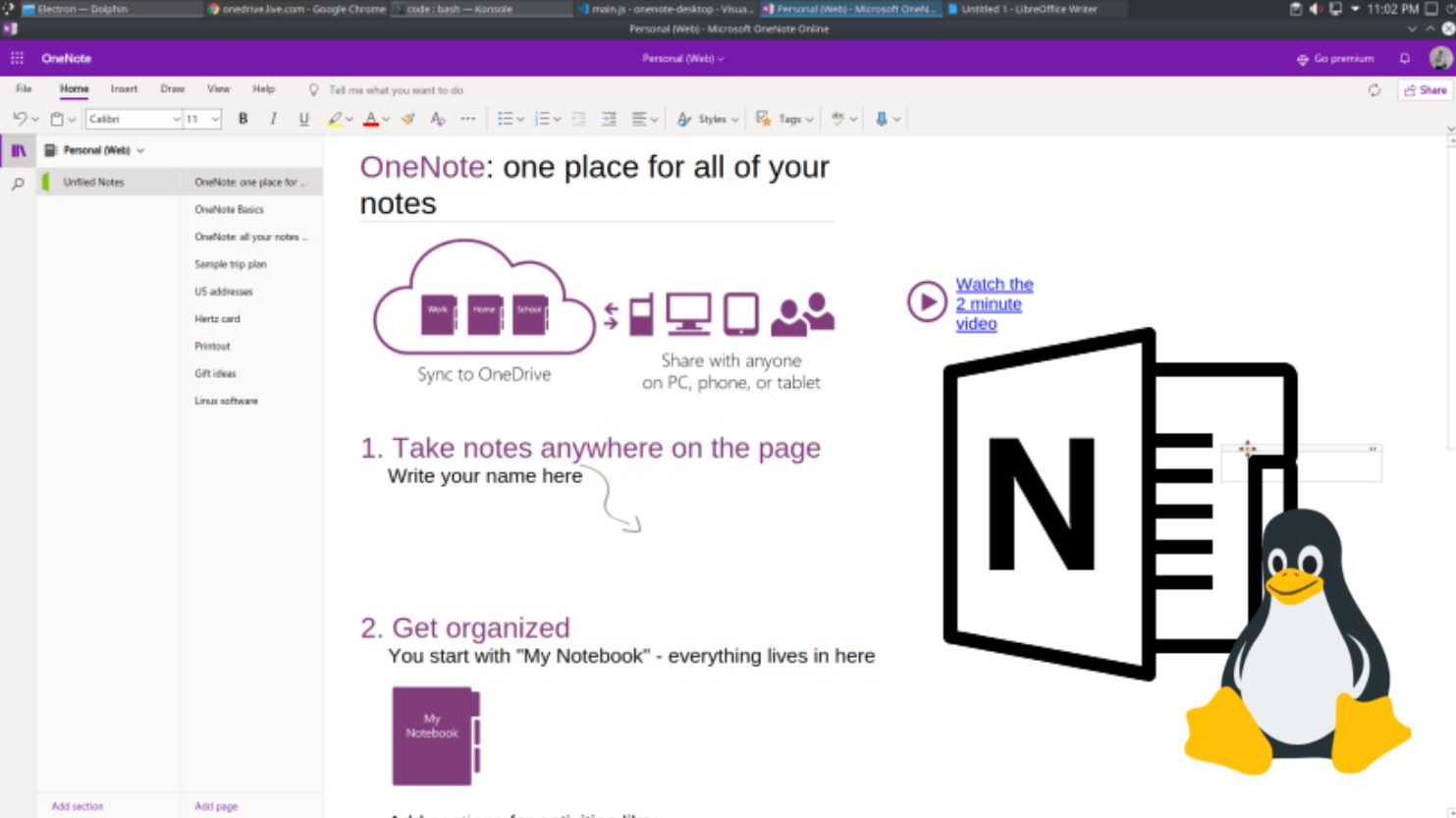 How to install onenote desktop on linux linuxfordevices