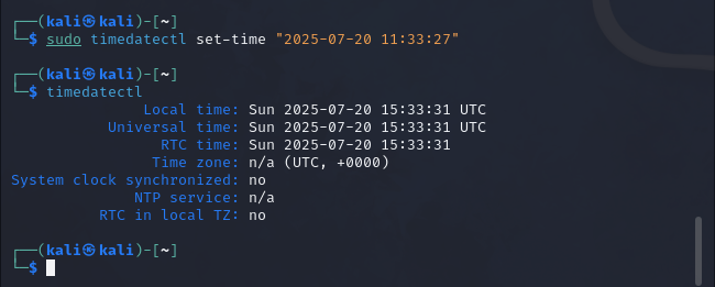 Changing Date And Time Using Timedatectl Command