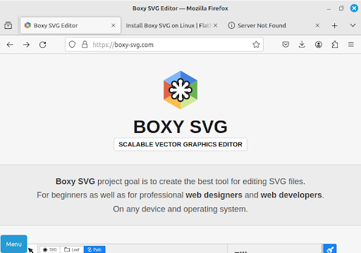 Visit Website Of Boxy SVG