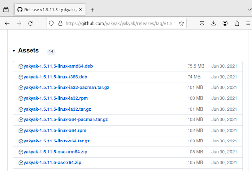Yakyak Releases On GitHub