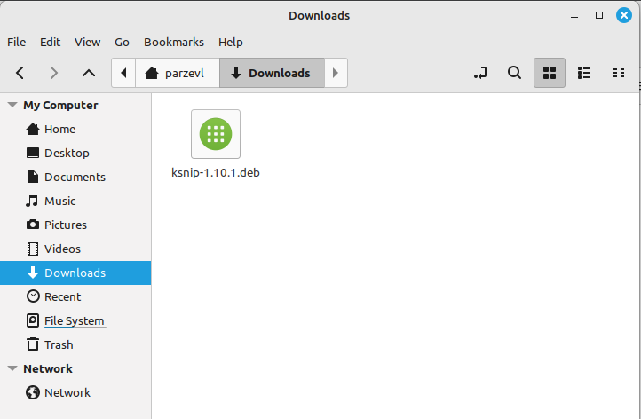 Download The Ksnip Debian Package