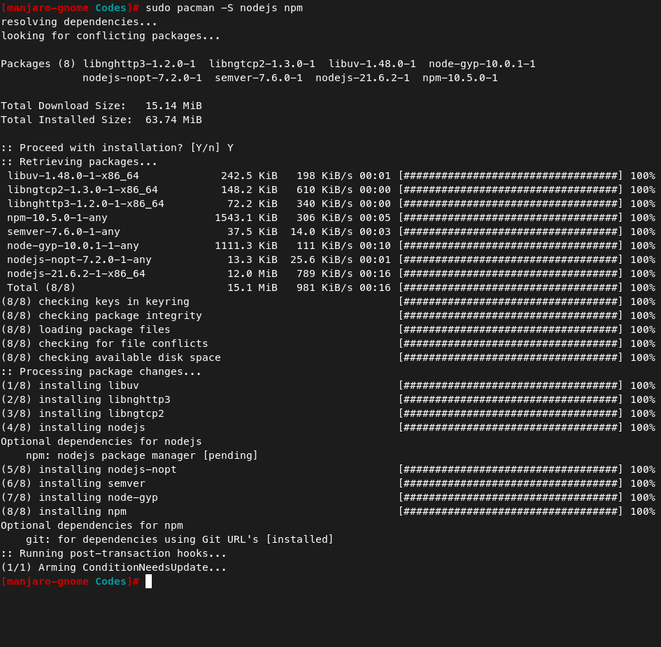 Installing Nodejs And Npm