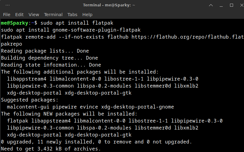 Installing Flatpak