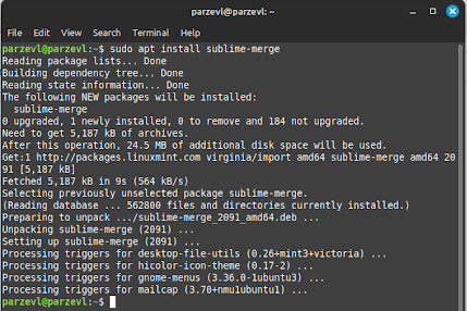 Install Sublime Merge Using Package Manager