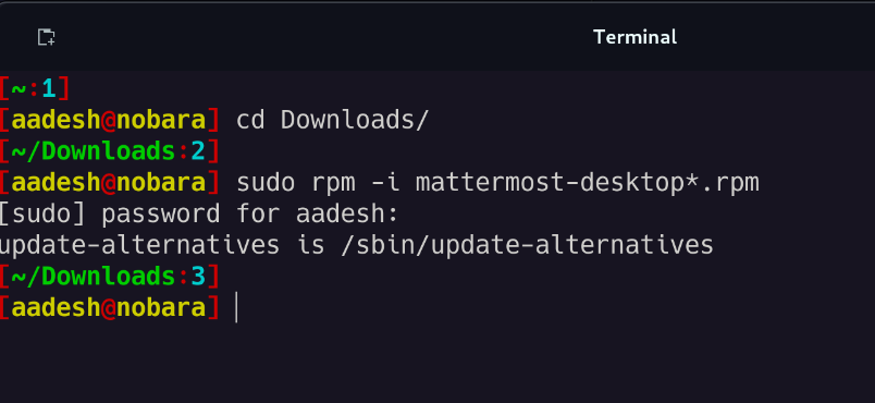 Installing Mattermost On Nobara Linux