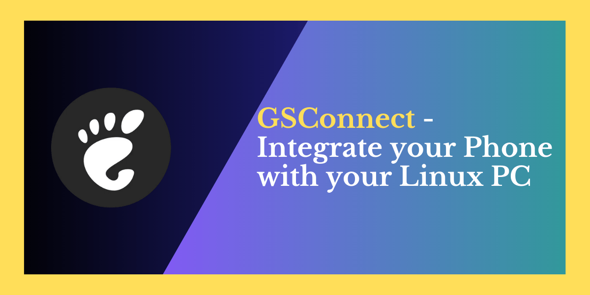 GSConnect Connect and control your Linux PC with Android