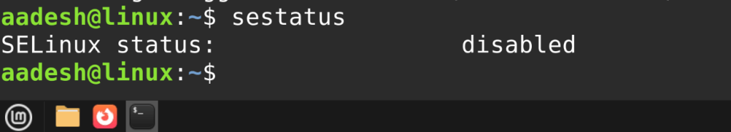 Check Selinux Status