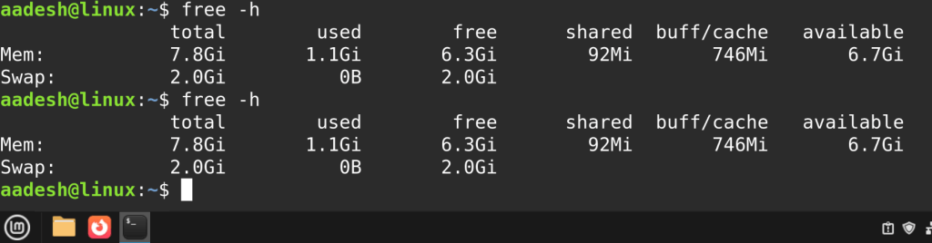 Checking Free Memory