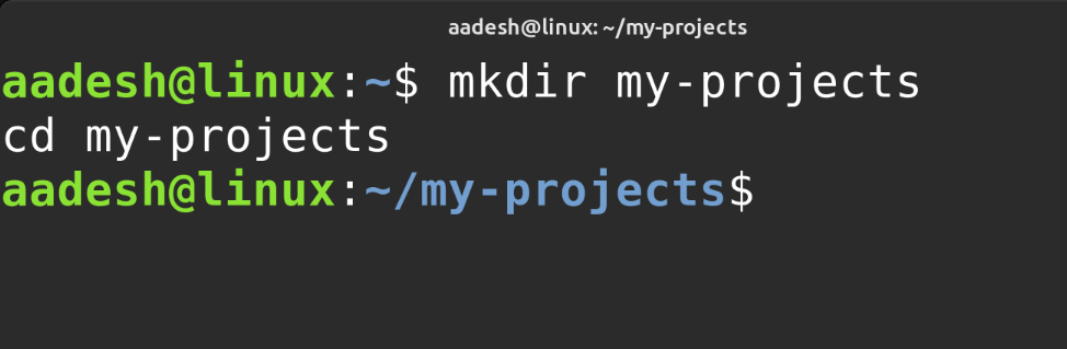 Creating A Directory On Linux Mint