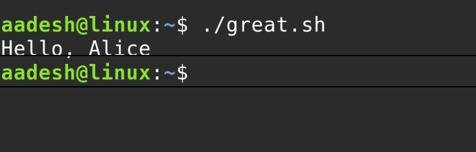 Executing Script With A Variable