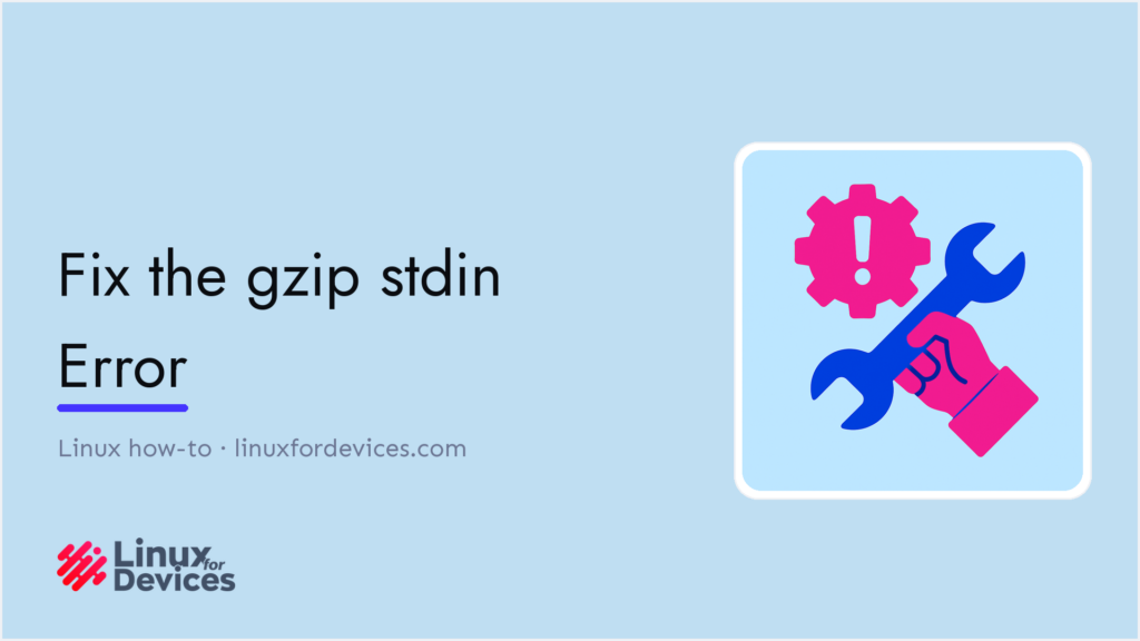 Featured banner: Fix the gzip stdin Error