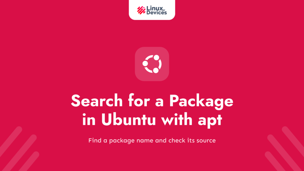 How to Search for a Package in Ubuntu with apt