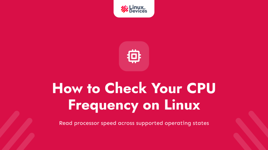 How to check your CPU frequency on Linux?