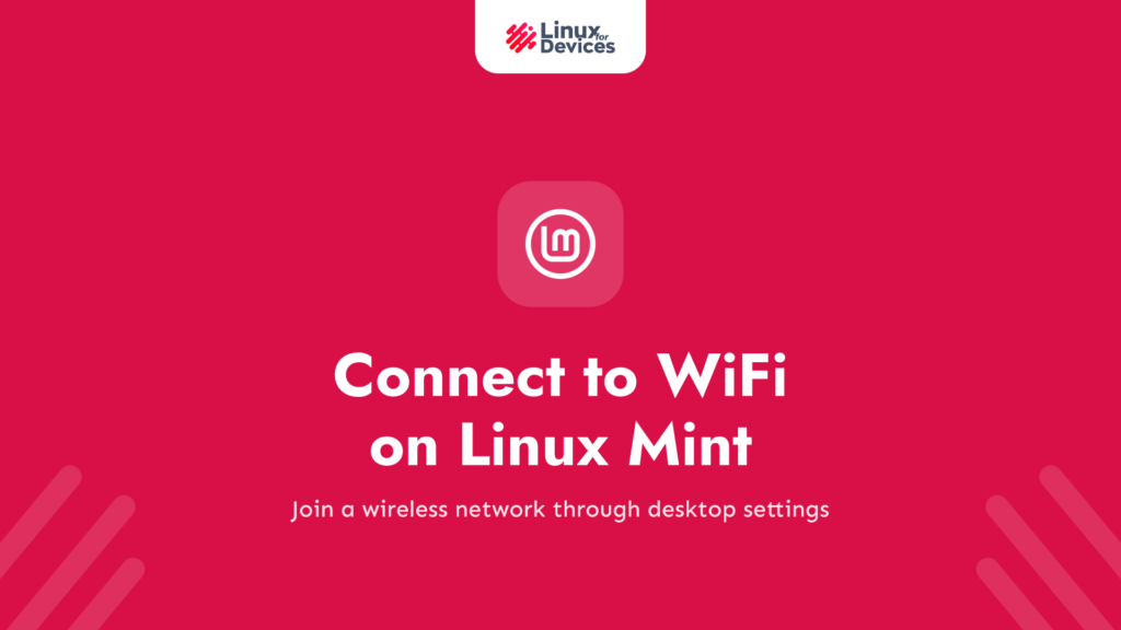 How to connect to WiFi on Linux Mint