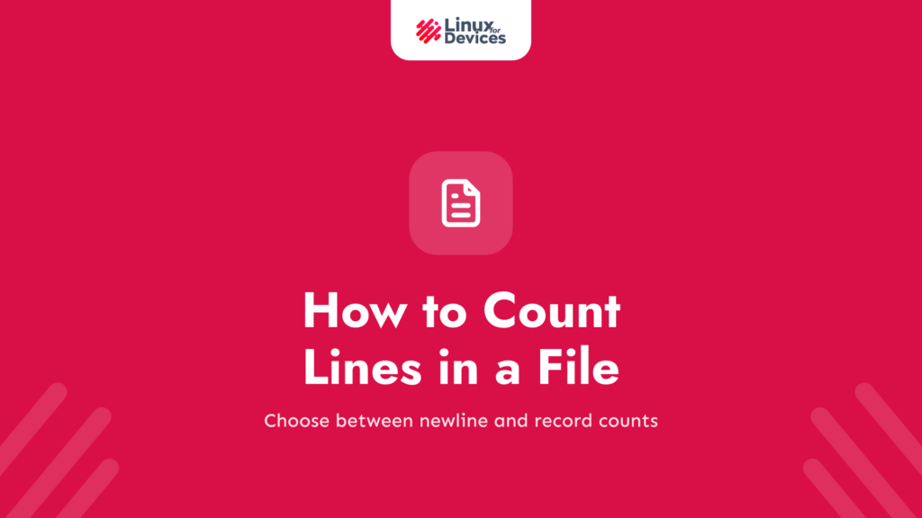 How to Count Lines in a File on Linux