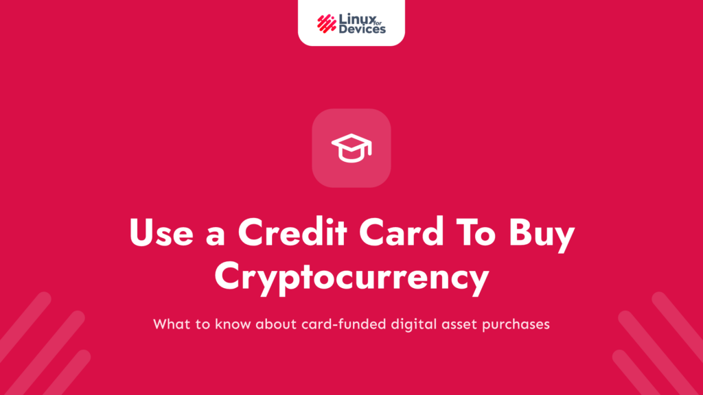 Can I Use a Credit Card To Buy Cryptocurrency?