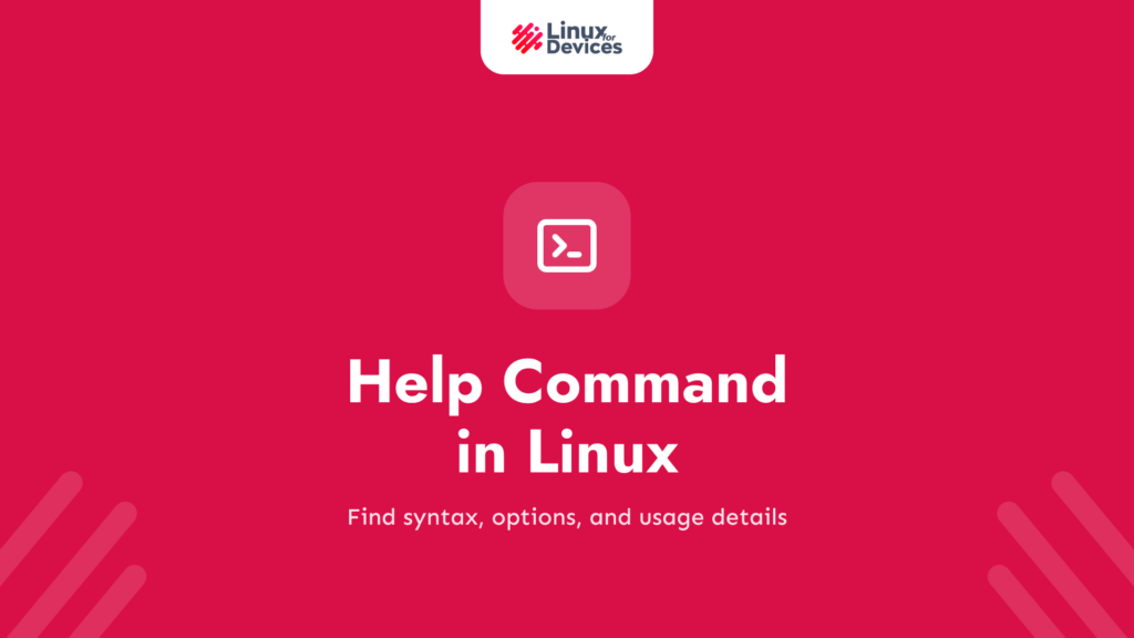 Help command in Linux