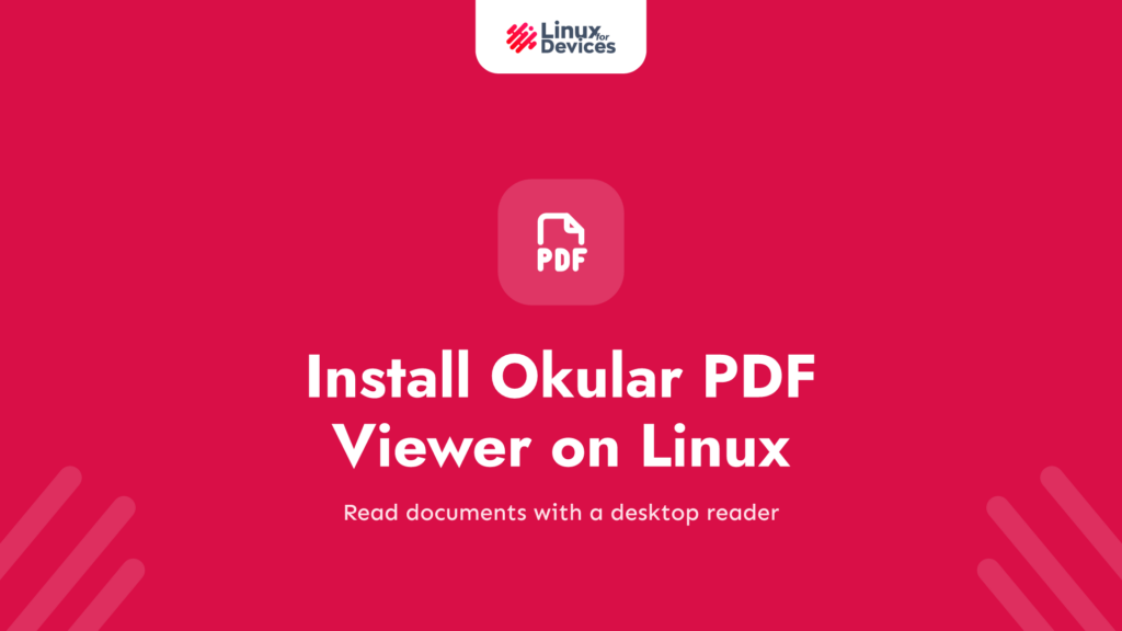How to install Okular PDF viewer on Linux?