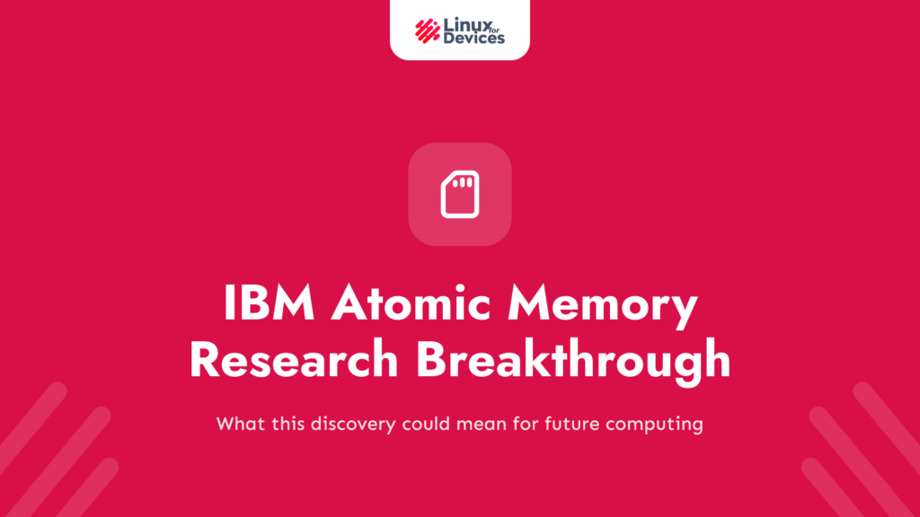 IBM Atomic Memory Research Breakthrough