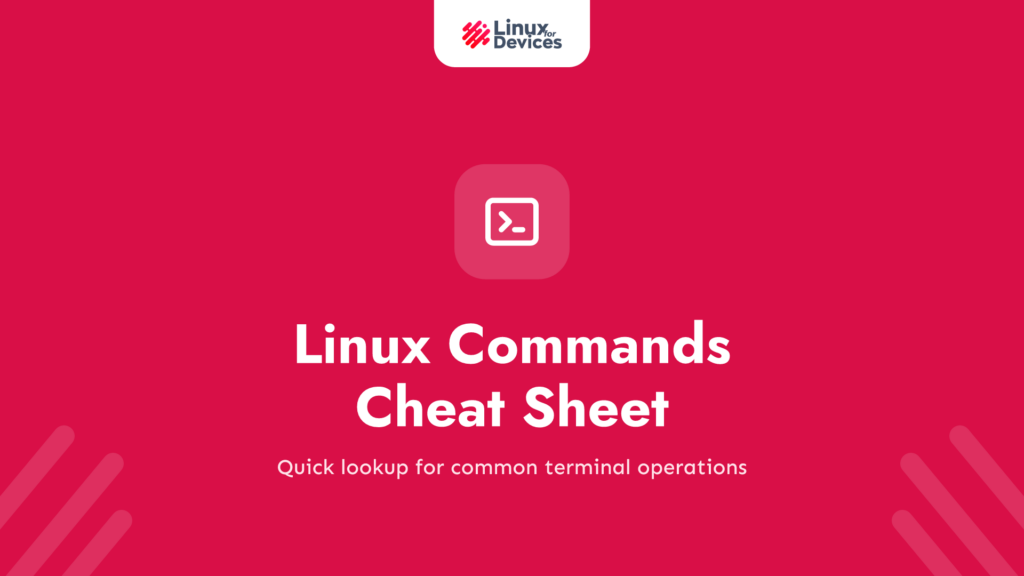 Linux Commands Cheat Sheet
