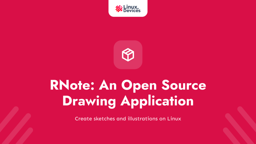 RNote – An open source drawing application for Linux