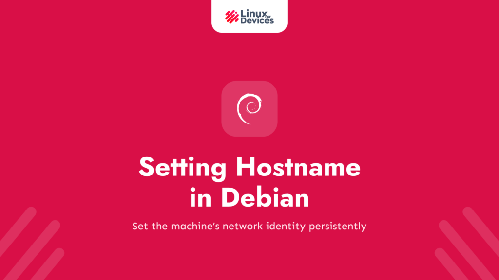 Setting Hostname in Debian