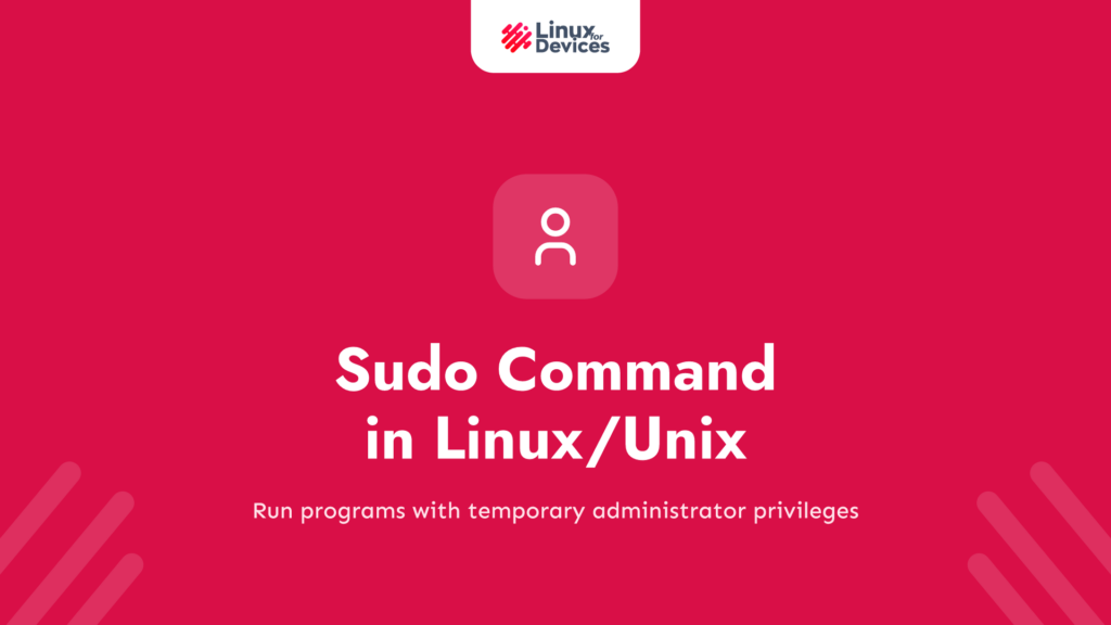 Sudo Command in Linux/Unix