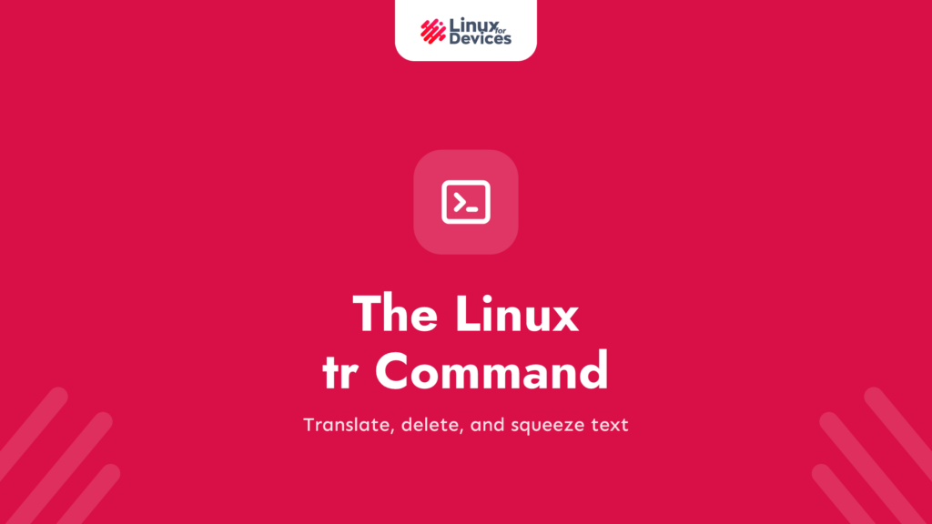 The Linux tr Command